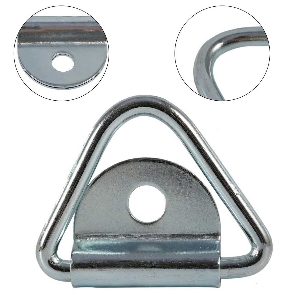 Forged Tie Down Rings Rustproof Securing Triangle Hook D Shape Truck Trailer Lashing Load Kayak Tool Car Stainless Steel