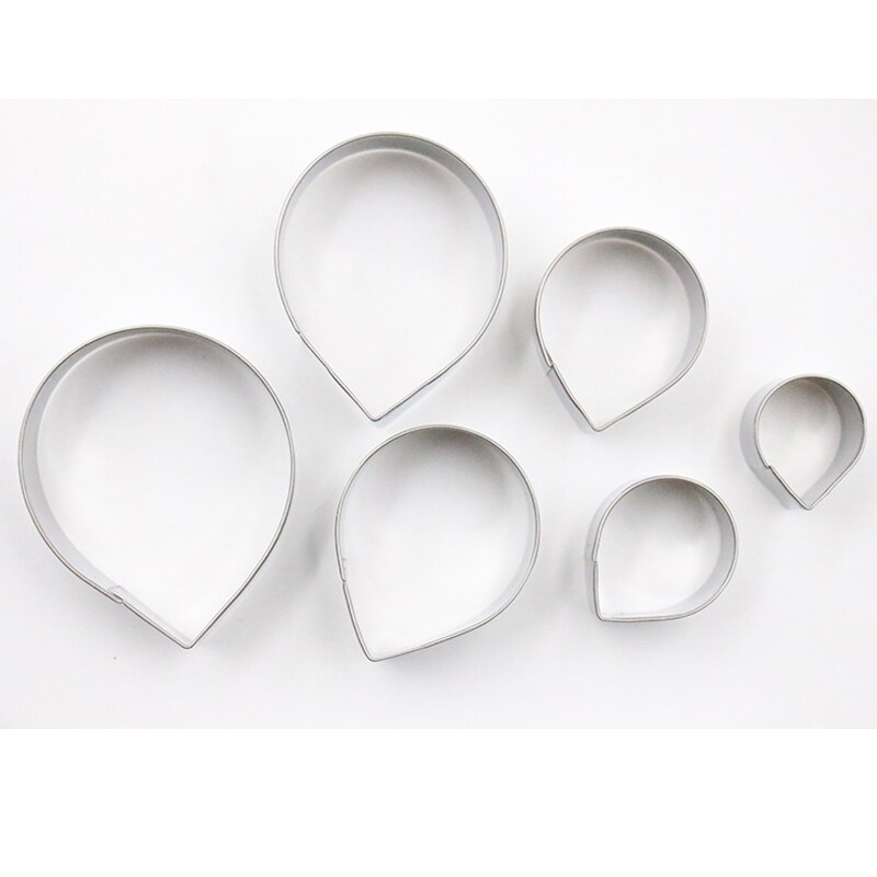 6 stuks/set rozenblaadjes mallen rozenblaadjes mal taartdecoratie fondant suikercraft uitstekers gereedschap