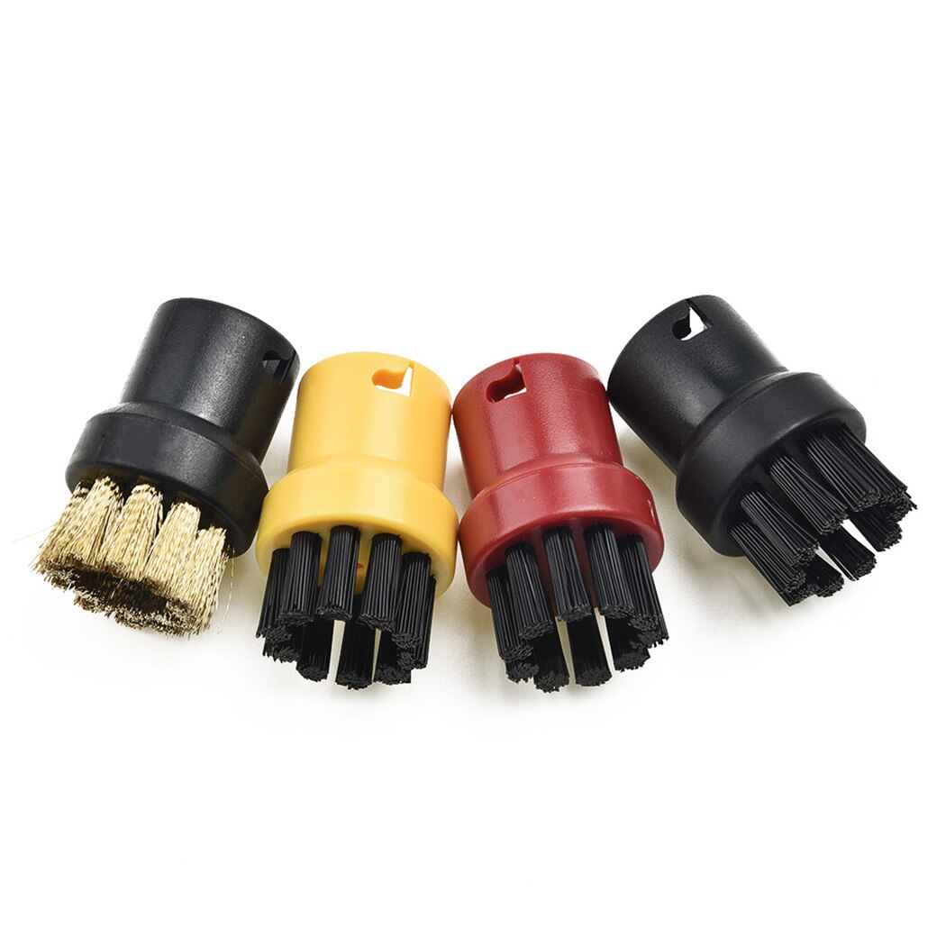 For KARCHER Steam Cleaner Nozzle Nylon + Wire Brushes SC1010 SC1.010 SC1.020 Karcher Turbo Steam Nozzle Attachment