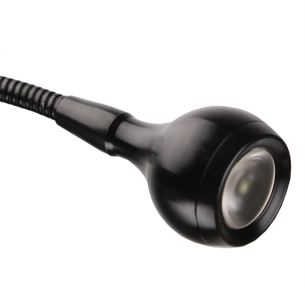 USB Flexible Reading Book Flashlight 12 LED Warm White Light Lamp With Clip For Laptop Notebook PC Light