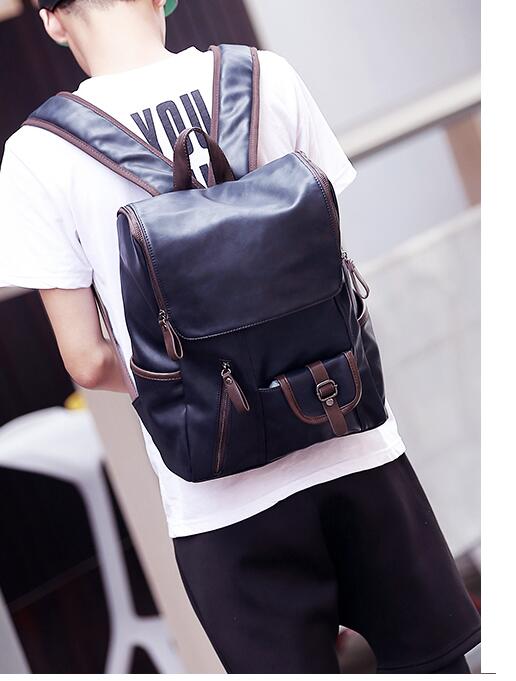 bag again 030517 man leather backpack male travel bag