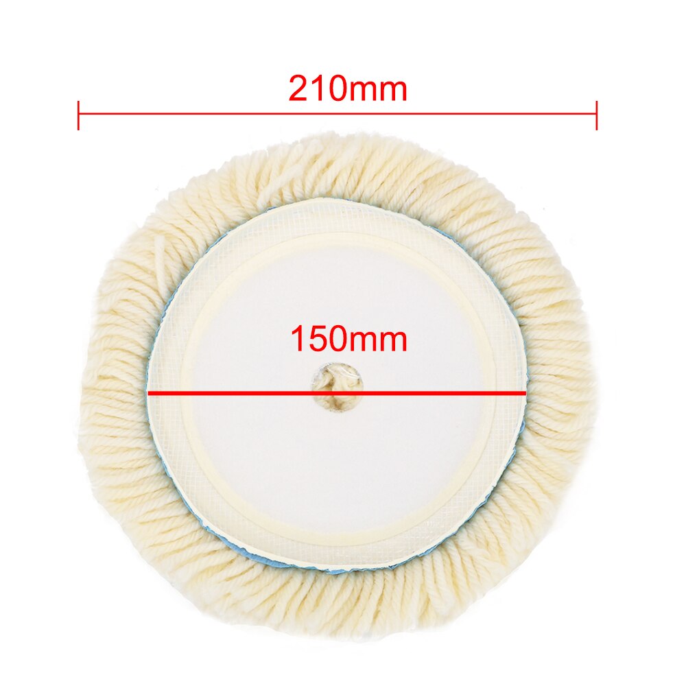 6 Inch Car Maintenance Wool Buffing Pad Car Polisher Car Detailing Buffer Polishing