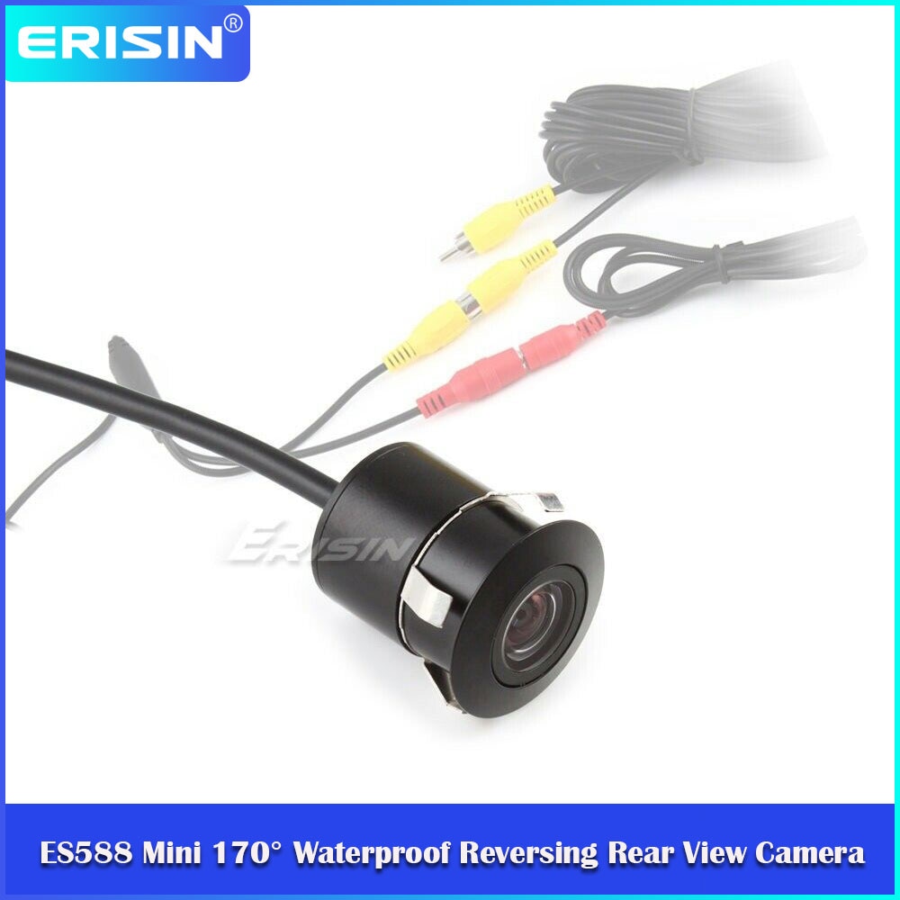 Mini 170° Angle Waterproof Car Rear view Camera Reversing Parking Camera ES588