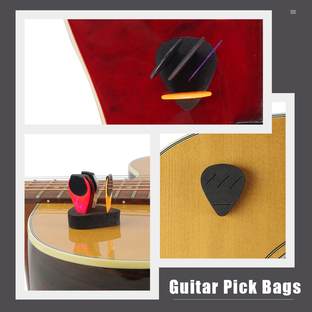 5Pcs Gitaar Pick Zakjes Draagbare Gitaar Plectrum Gevallen Gitaar Pick Organisatoren