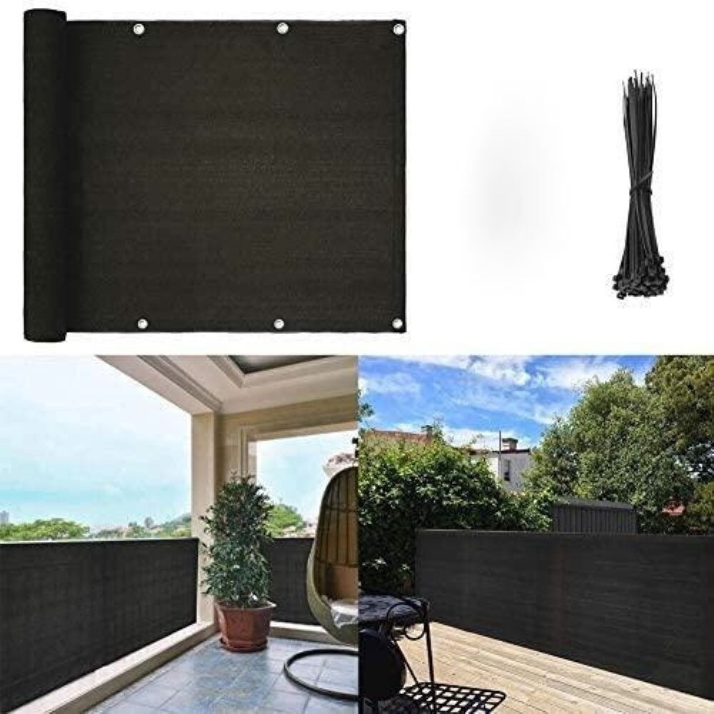 Balkon Privatsphäre Screen Privacy Screen Winddicht Sonne Schatten UV Schutz Balkon Zaun Mesh Net für Terrasse Zaun Hinterhof