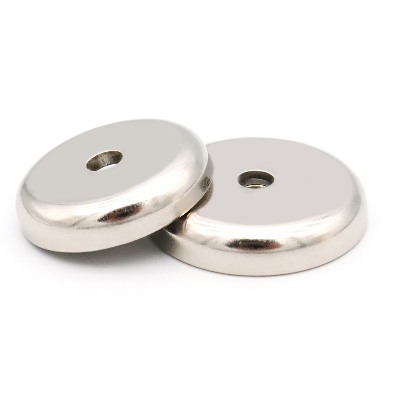 10 stk neodymmagneter dia 16mm 20mm 25mm 32mm forsænket ringhul sjælden jord stærk håndværksmagnet  n38 bjærgningsmagnet dele