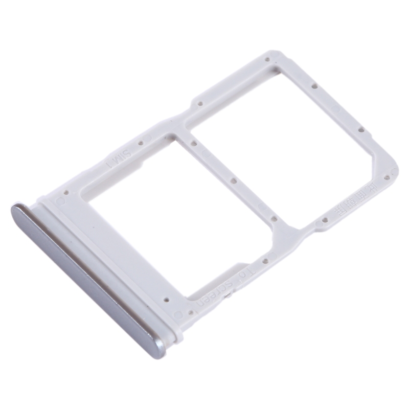 SIM + SIM Card Tray For Honor X8a Phone Dual SIM Card Tray Replacement Part: grey