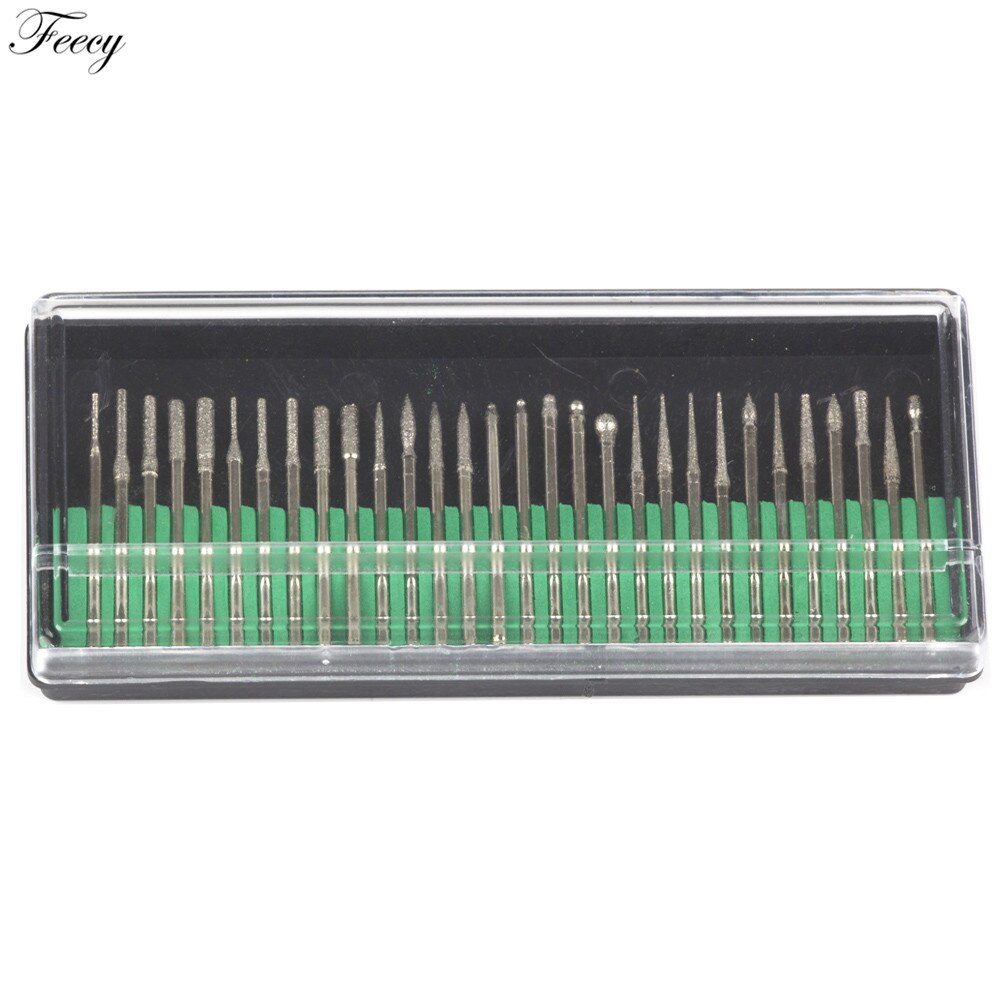 Diamond Milling Cutter for Manicure Nail Pedicure Drill Bits Set Nail Manicure Drill Milling Nail Cutter Nozzles for Manicure