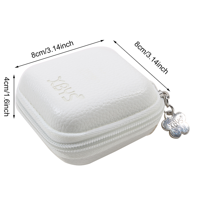 Sac de rangement portable en cuir Élpour gadgets numériques, mini coque rigide, étui de chargeur pour écouteurs, câble de données, évaluation de disque U