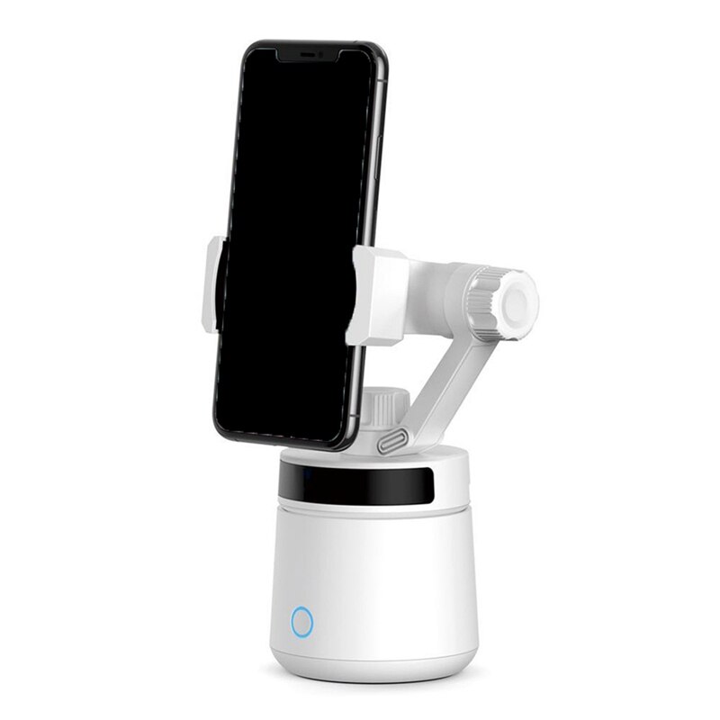 Rundum-automatik-tracking-smart-gimbal-selfie-stick-stabilisator mit gesichtserkennung für iphone 13/12/12 pro max: Lila