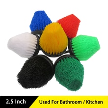 2.5 Inch Elektrische Borstel 6.35Mm Drijfstang Conische Detail Cleaning Tool Voor Meubels Keuken