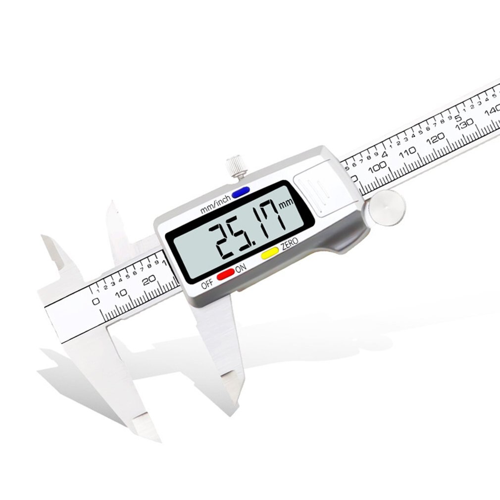Electronic Digital Display Vernier Caliper 0-150MM Large LCD Screen All Plastic Digital Direct Reading Measuring Tool