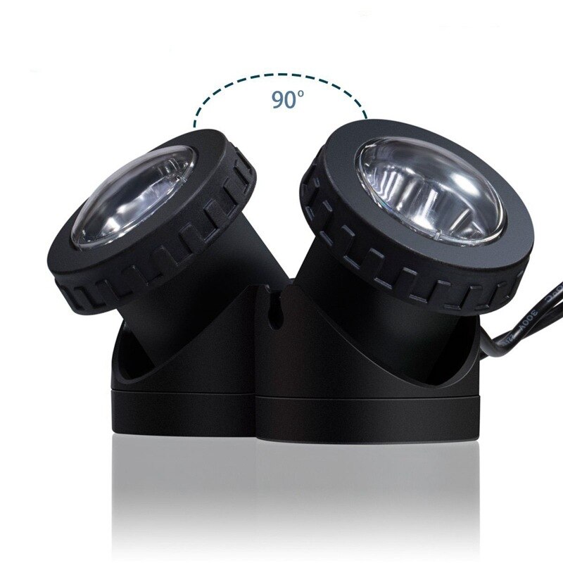 1/2 Lamps Solar Powered Landscape Projection Spotlight Underwater Lights For Garden Pool Pond Lawn Outdoor Lighting Projector