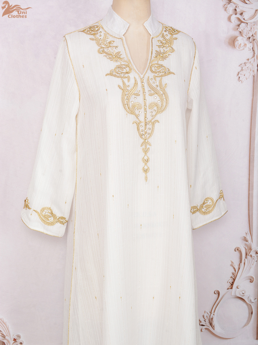 Vestidos caftán Abaya Jalabiya para mujer, vestido largo de musulmán bordado, Abayas sauditas Eid Ramadán Dubai Islam Marocain Vestidos