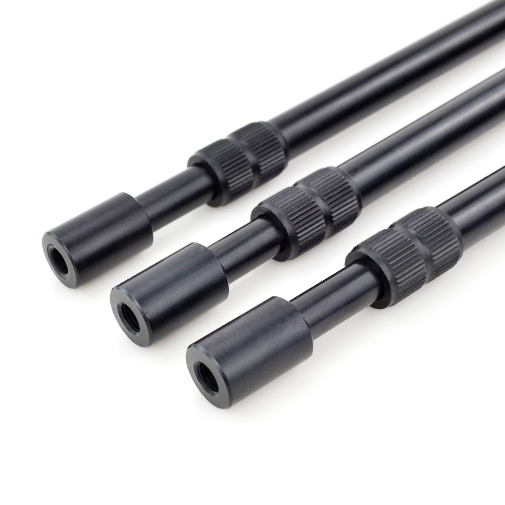2pcs Carp Fishing Bank Sticks Aluminium Telescopic Banksticks Fishing Rod Pod Support Fishing Accessories