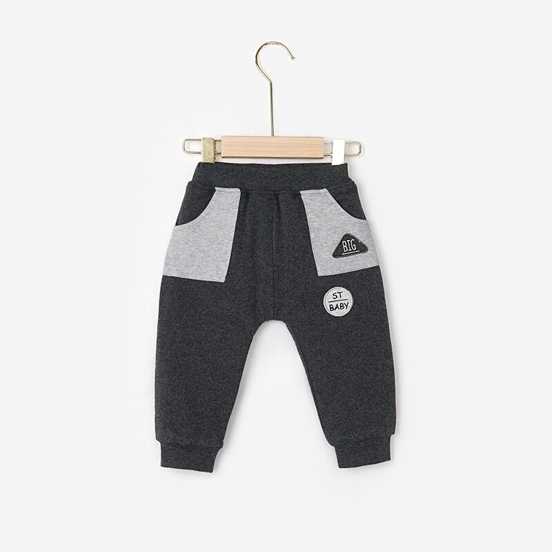 Baby Girl Boy Pants Cotton Winter Thick Infant Newborn Kids Children Cute Cartoon Trousers Warm PP Long Leggings: Black / 6-12M