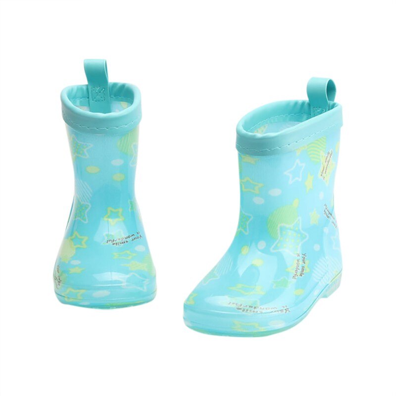 PVC Gummi freundlicher Regen Karikatur Baby Schuhe freundlicher Wasser Schuhe Wasserdicht Regen Neue Klassische freundlicher Schuhe: D / 28