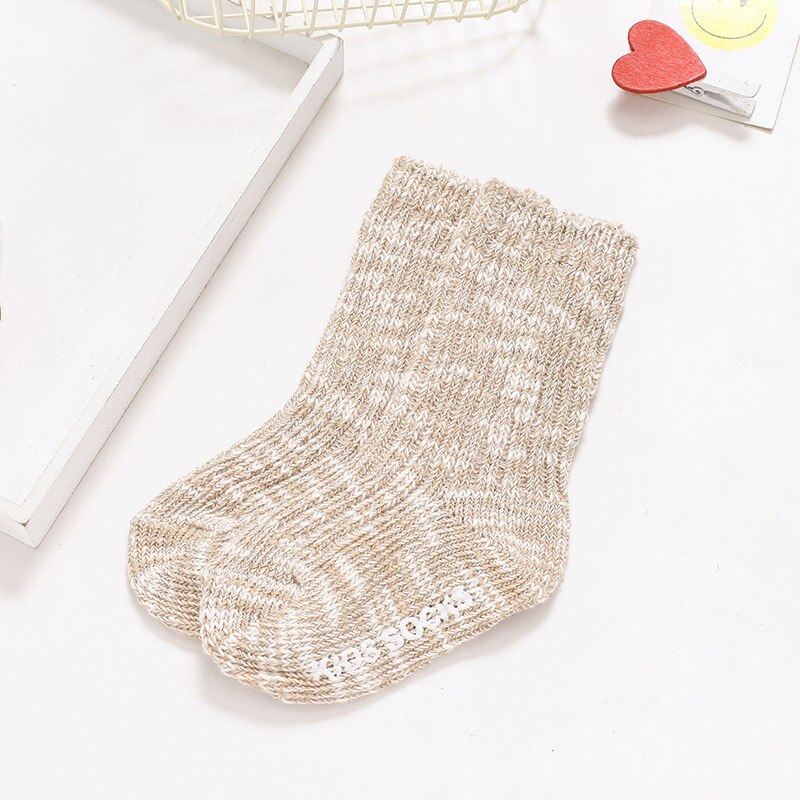 Hylidge Cotton Baby Boys Girls Socks Winter Knit Warm Ankle Socks for 0-4 Years Children Mix Color Infant Baby Sock Cheap Stuff