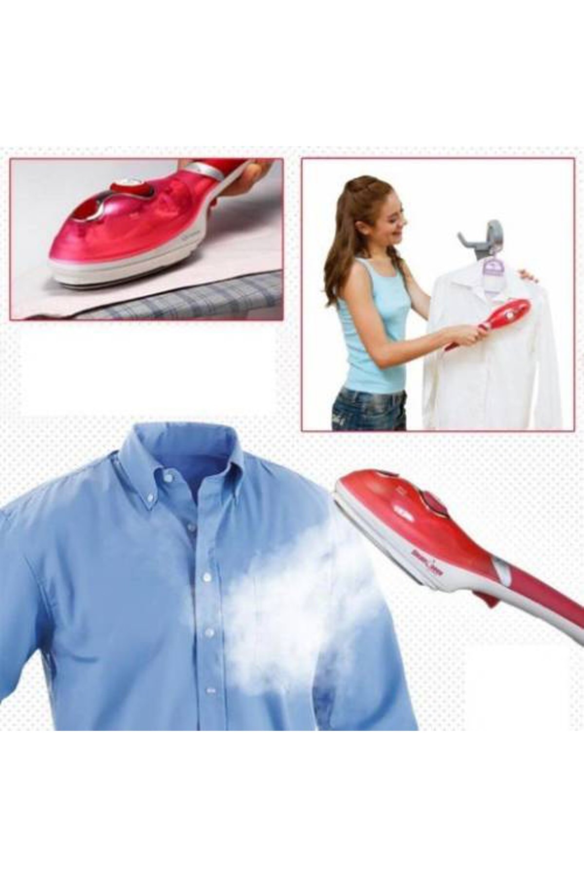 Plancha de vapor Vertical portátil, práctica