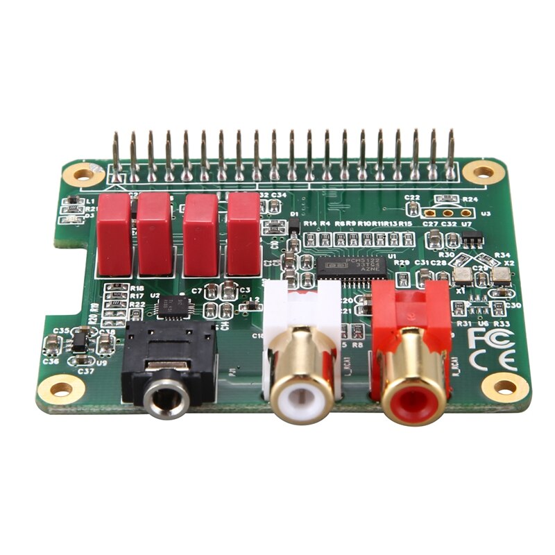 Placa de expansión PCM5122 para Raspberry Pi HiFi DAC HAT HiFi DAC, tarjeta de Audio para Raspberry Pi 4 3 B + Pi Zero W