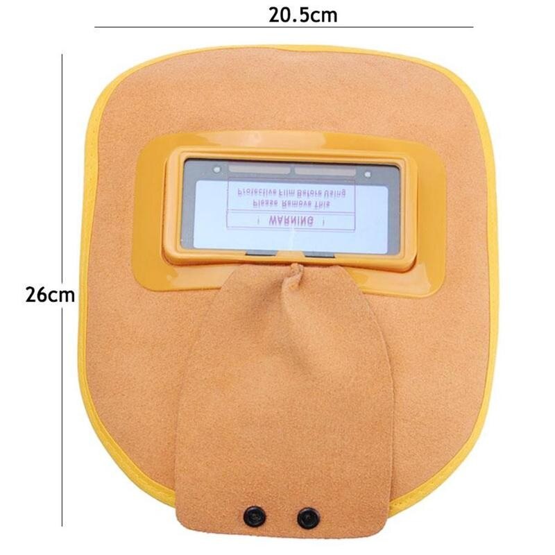 1pc Electric Welding Auto-darkening Head-mounted Argon Protective Eye Mask Mask Helmet Anti-glare Welding Protector Arc J2C2