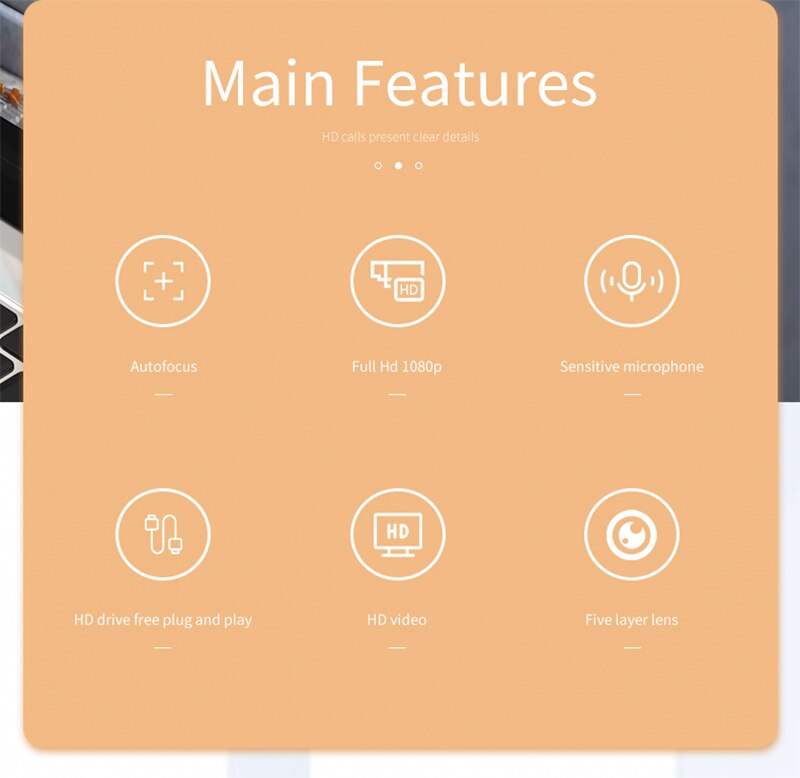 HD 1080P Webcam Mini Computer PC WebCamera With Microphone Cameras Adjustable For Live Broadcast Video Calling Conference Work