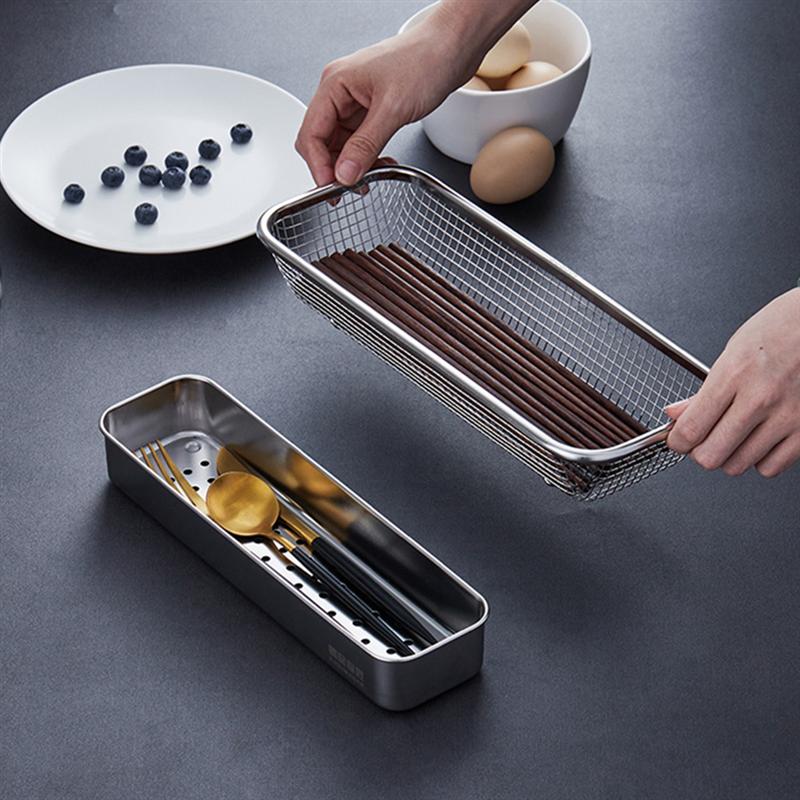 Küche Besteck Ablage Messer Halfter Stäbchen Löffel Gabel Container Schrank Tablett Küche Geschirr Organizer