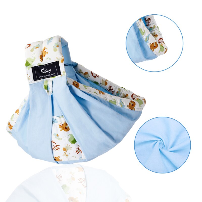 CUBY-bandolera con estampado frontal para bebé, envoltura de algodón para la guardería suave, ergonomía para recién nacidos y lactancia, 30KG,
