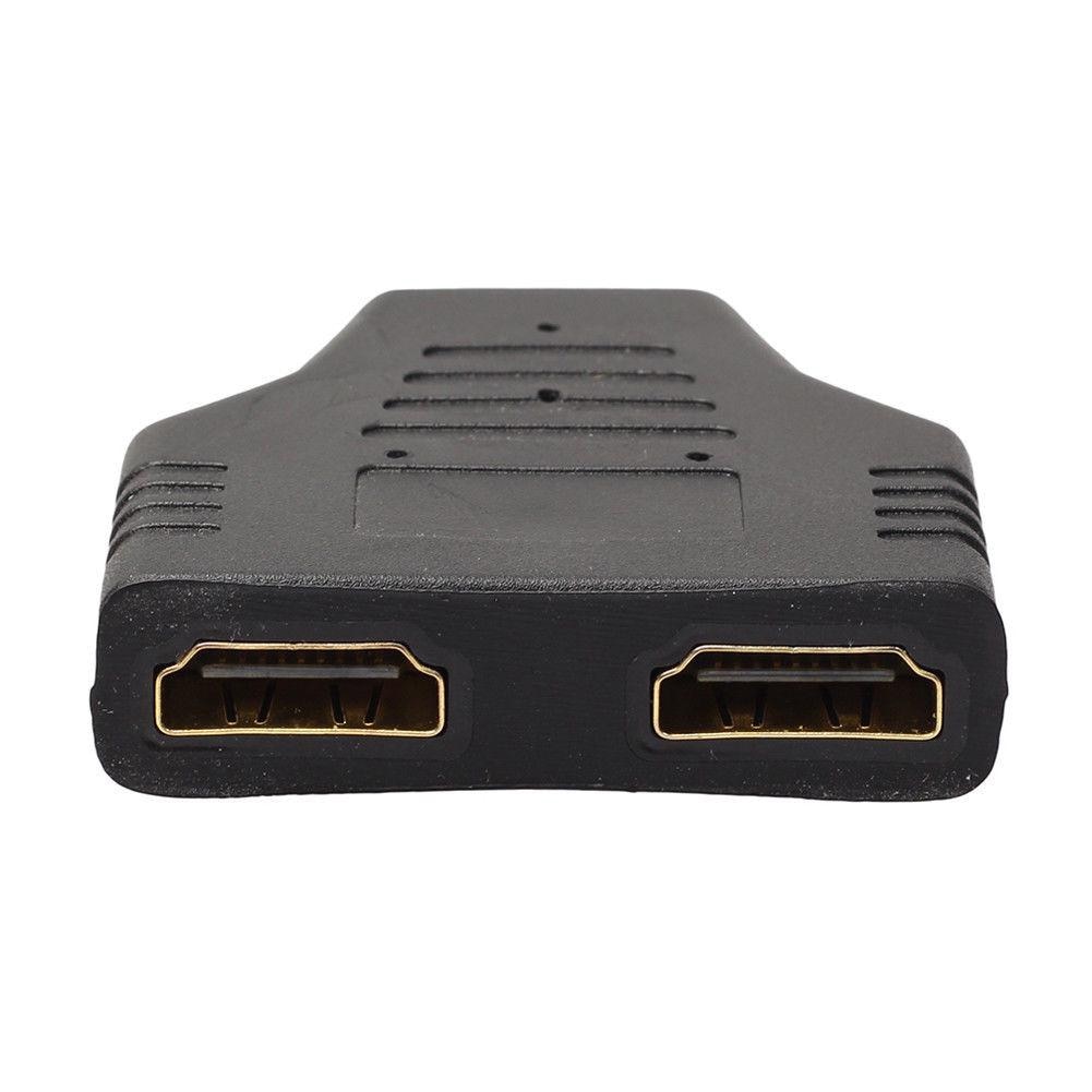 Hdmi splitter hane till dubbel hdmi hona 1 to 2- vägs splitter kabel adapter omvandlare för hd för tv för dh
