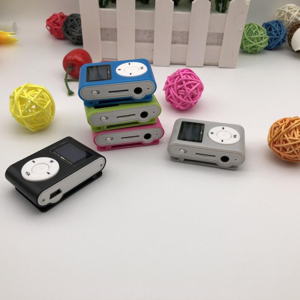 Pequeño tamaño portátil reproductor de MP3 Mini pantalla LCD reproductor de MP3 reproductor de música soporte Tarjeta de 32GB TF mejor