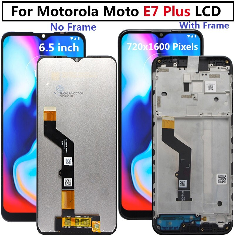 original for Motorola Moto E7 Plus lcd with Frame display touch screen digitizer Assembly for Moto E7Plus lcd XT2081-1