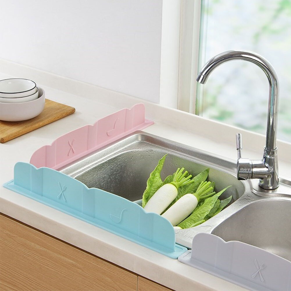 Keukengootsteen huishoudelijke afscherming zuignap badkamer water spatscherm gadget milieuvriendelijk moderne barrière herbruikbaar zachte siliconen