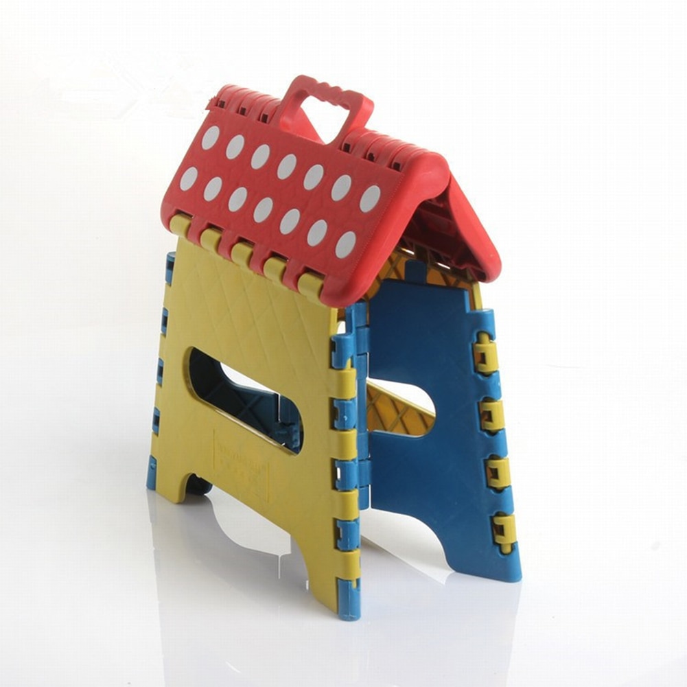 Voyage en plastique meubles de maison en plein air activité Train Portable couleur aléatoire Durable Camping enfants tabouret pliant