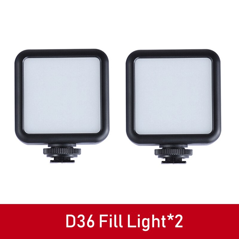 Jumpflash Tripod Phone Stabilizer Holder Condenser Microphone LED Fill Light for Photo Video Selfie Camera Phone: B