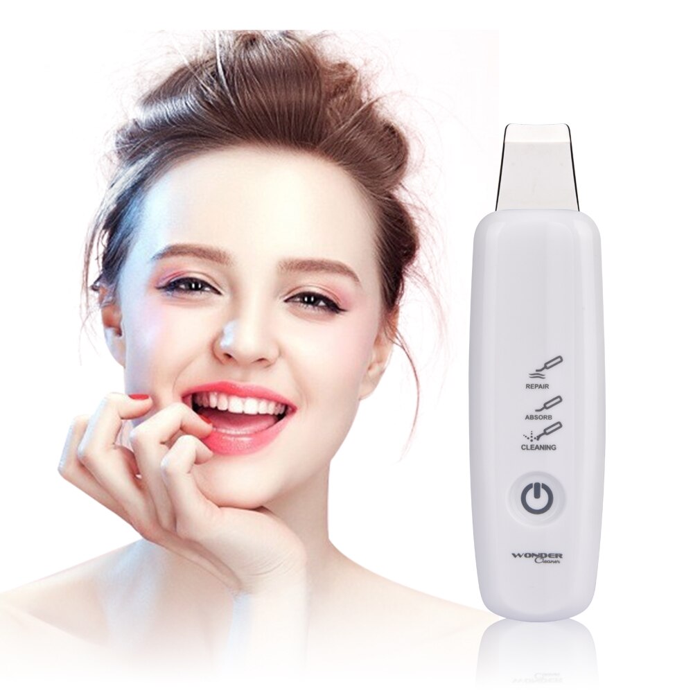 Ultrasonic Deep Face Cleaning Machine Skin Scrubber Remove Dirt Blackhead Reduce Wrinkles Beauty Facial Lifting Whitening