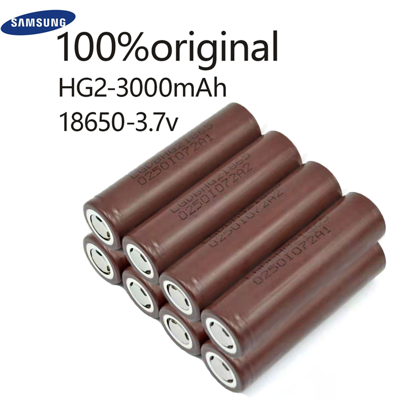 2-20PCS HG2 18650 3000mAh Battery 3.7V30a High Discharge 18650 Rechargeable Batteries for HG2 18650 Flashlight Tools Battery