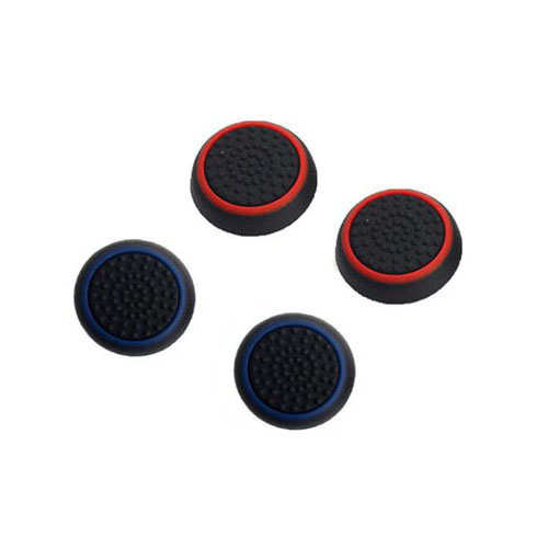 Cubierta de palanca de pulgar, cubierta de Joystick para Sony PlayStation Dualshock 3/4 PS3 PS4 Slim Pro Xbox One 360, controlador de Switch Pro: Blue Red