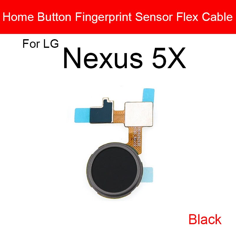 Heimat Taste Fingerabdruck Sensor biegen Kabel Für LG G5 G6 G7 ThinQ G710 Nexus 5X Finger Leser berühren Sensor biegen Band Ersatzteile: Nexus 5X Schwarz