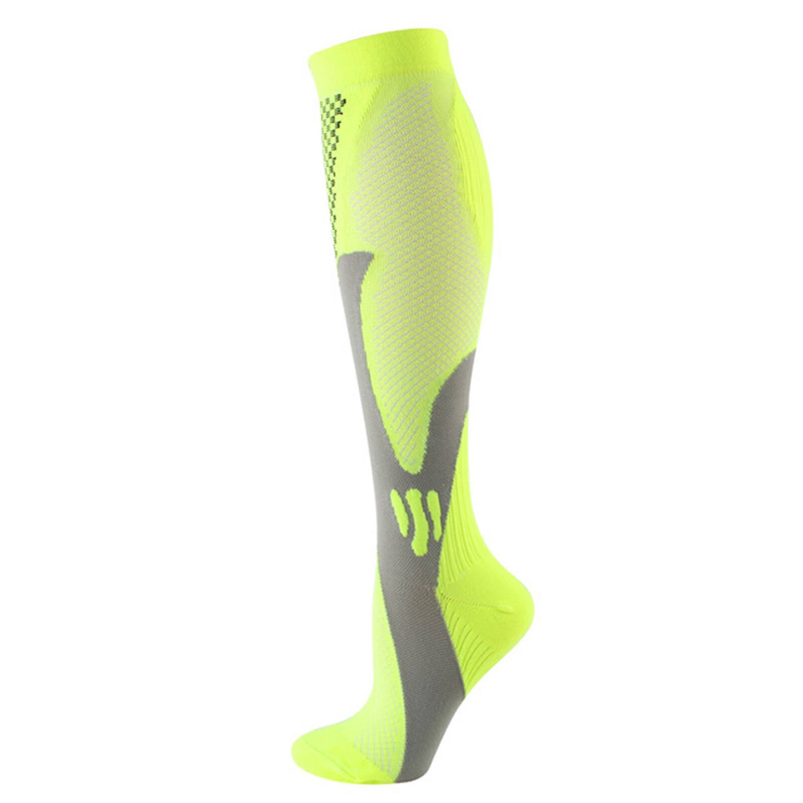 Sports Compression Socks for Men and Women, Outdoor Sports Socks for Crawl, Rope Climbs and Half Marathons: Green / M