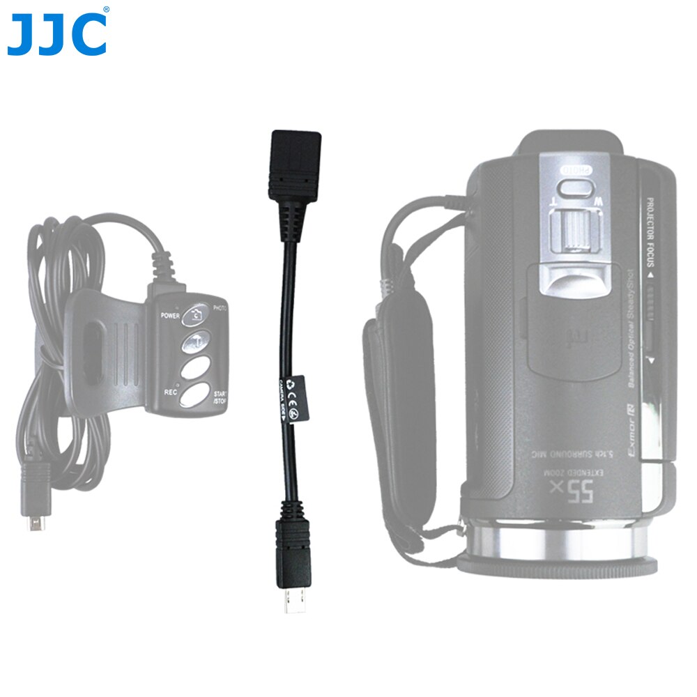 JJC Cable Adapter with Multi Interface to A/V Terminal for Sony VMC-AVM1 A/V R Compatible Handycam Camcorders HDR-CX220E/B