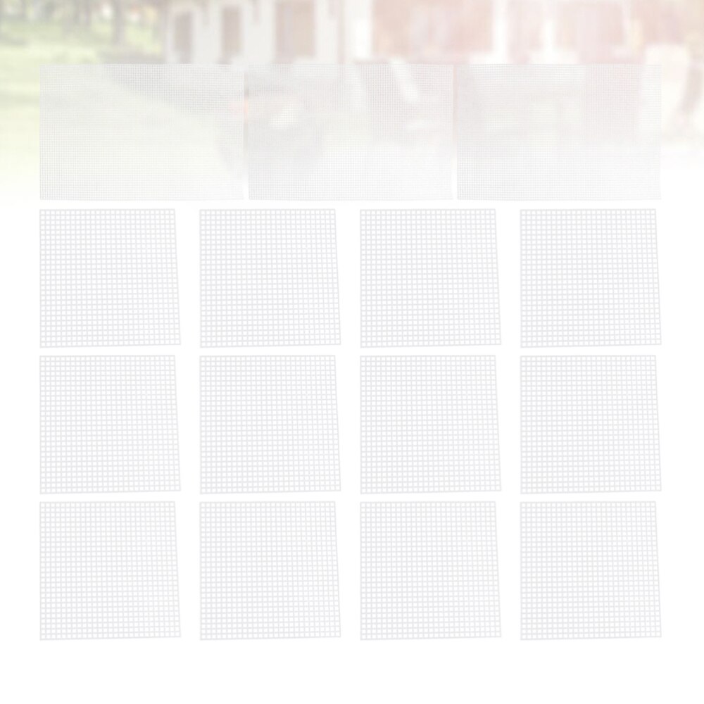 Pcs in 1 Set Mesh Plastic Canvas Sheets Cross Stitch Sewing Plastic Canvas Sheets for Embroidery Acrylic Yarn Crafting Knit a