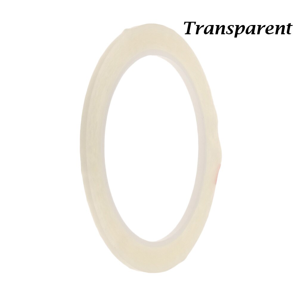 66m Multicolor Width 3mm 5S Waterproof Desktop Positioning Tapes No Trace Whiteboard Warning Line Drawing Marking Grid Tape: Clear