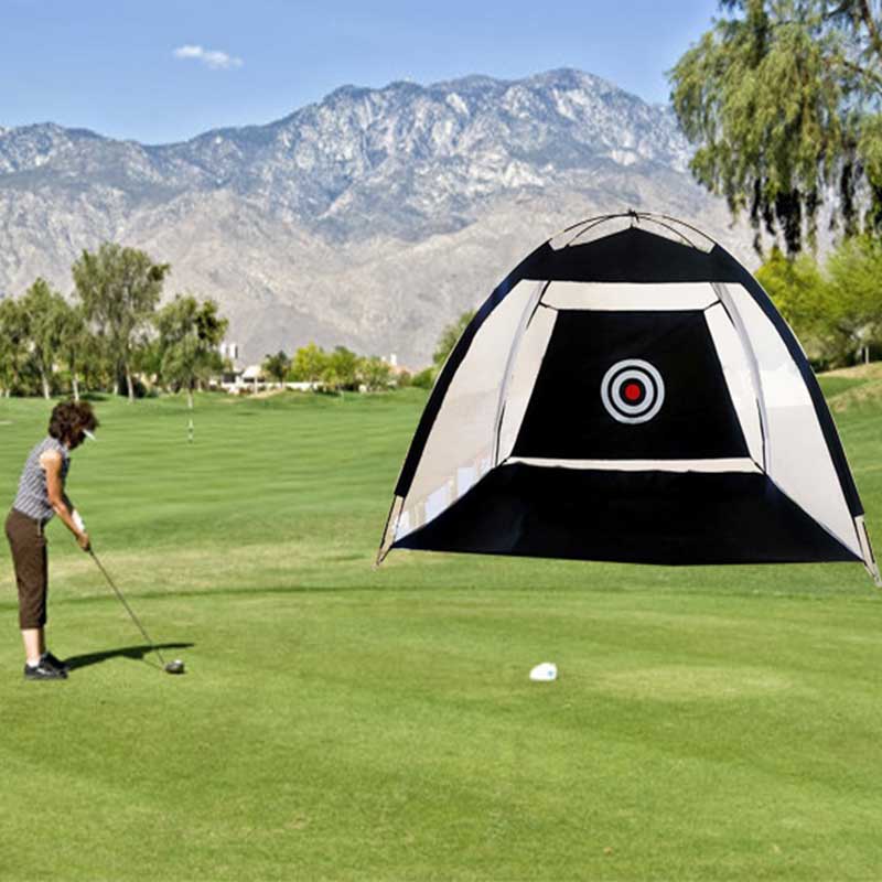 Golf practice nets, foldable indoor and outdoor lawn golf training nets, and durable with handbag 1/2 meter