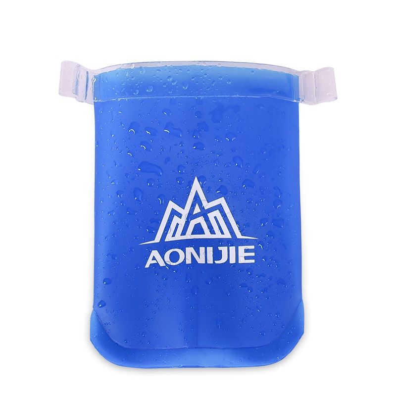 AONIJIE 170ml 200ml 250ml 350ml 500ml 600ml Running Sport Bicycle Soft Water Bottle Folding TPU Soft Flask Water bag