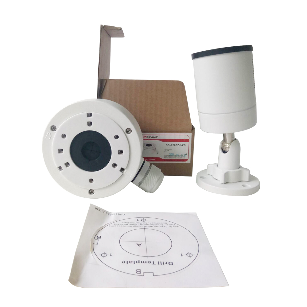Hikvision ds -1280zj- xs forbindelsesboks til ds -2 cd 2043 g 0- i / ds -2 cd 2063 g 0- i / ds -2 cd 2083 g 0- i / ds -2 cd 2085 fwd-i / ds -2 cd 2085 g 1- i