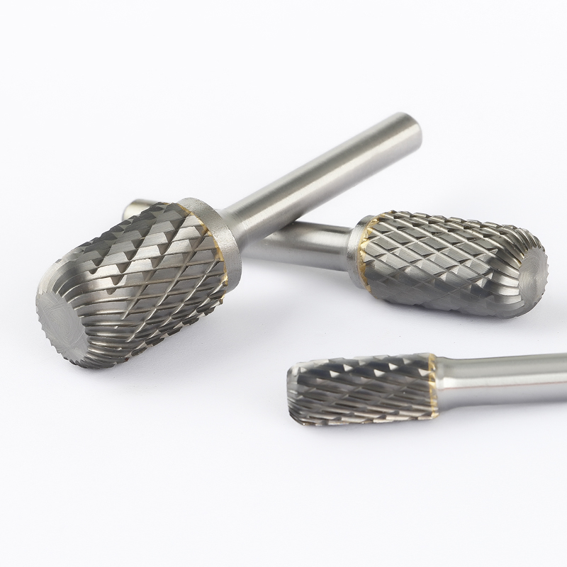 Tête d'alésage rotative, cylindrique, Semi-circulaire, en alliage d'acier au tungstène, tête de meulage, fraise à bois en forme de W, 1 pièce