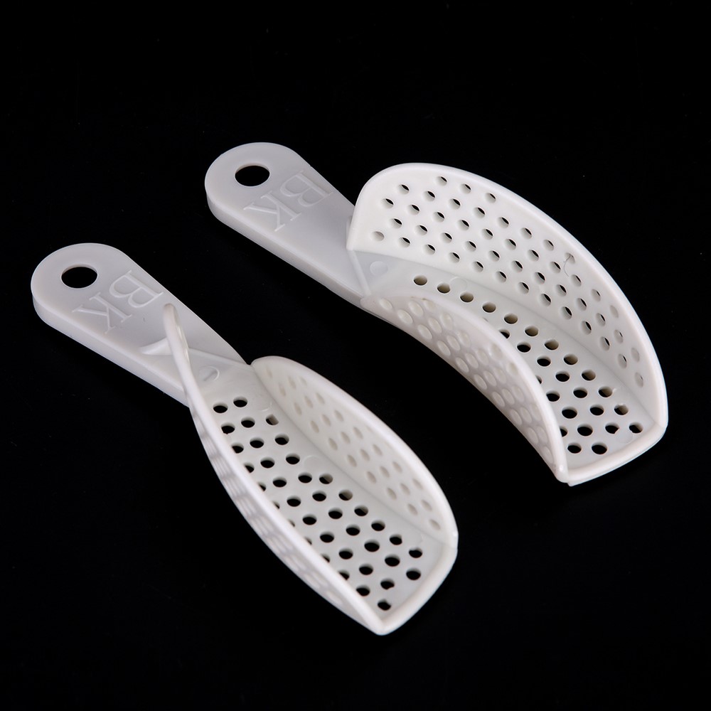 10 unids/set bandeja de plástico Dental sin malla herramientas de dentista Material de laboratorio de odontología soporte para dientes