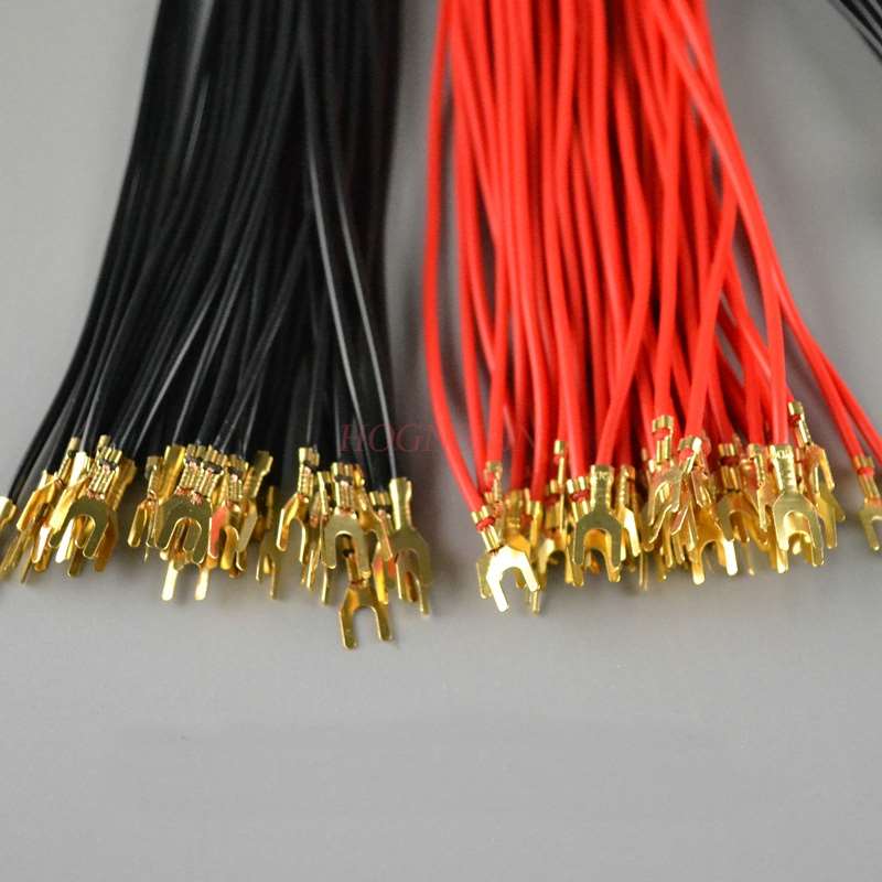 5pcs Physics experimental equipment Cold circuit terminal wire for electrical circuit experiment U-shaped connector wire