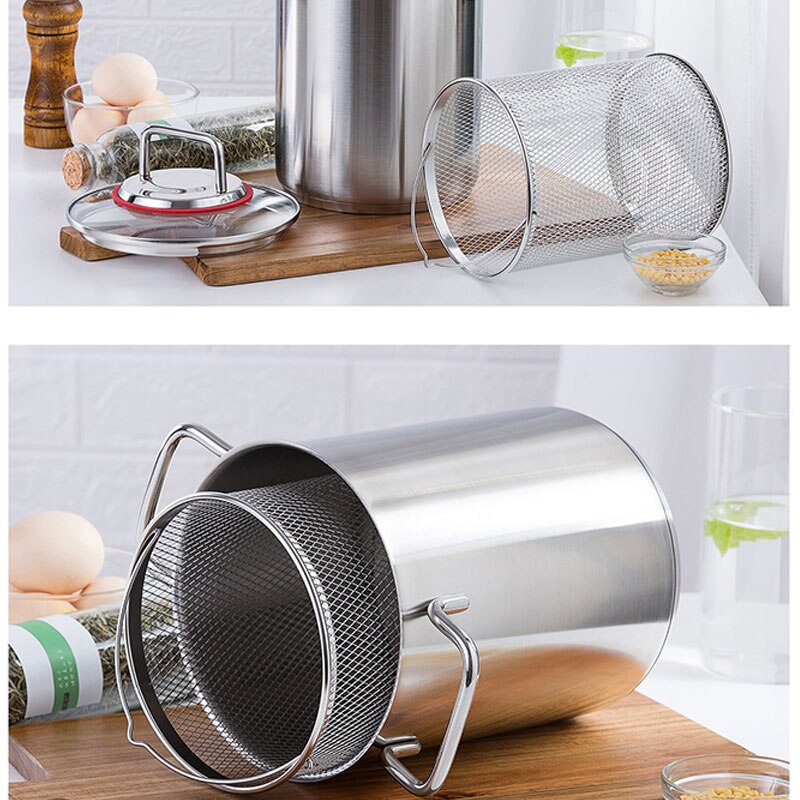 16Cm 304 Rvs Asperges Pot Met Mand Klein Lichaam Grote Capaciteit Plus Hoge Kleine Soep Pot Friteuse Hoge diepe Pot