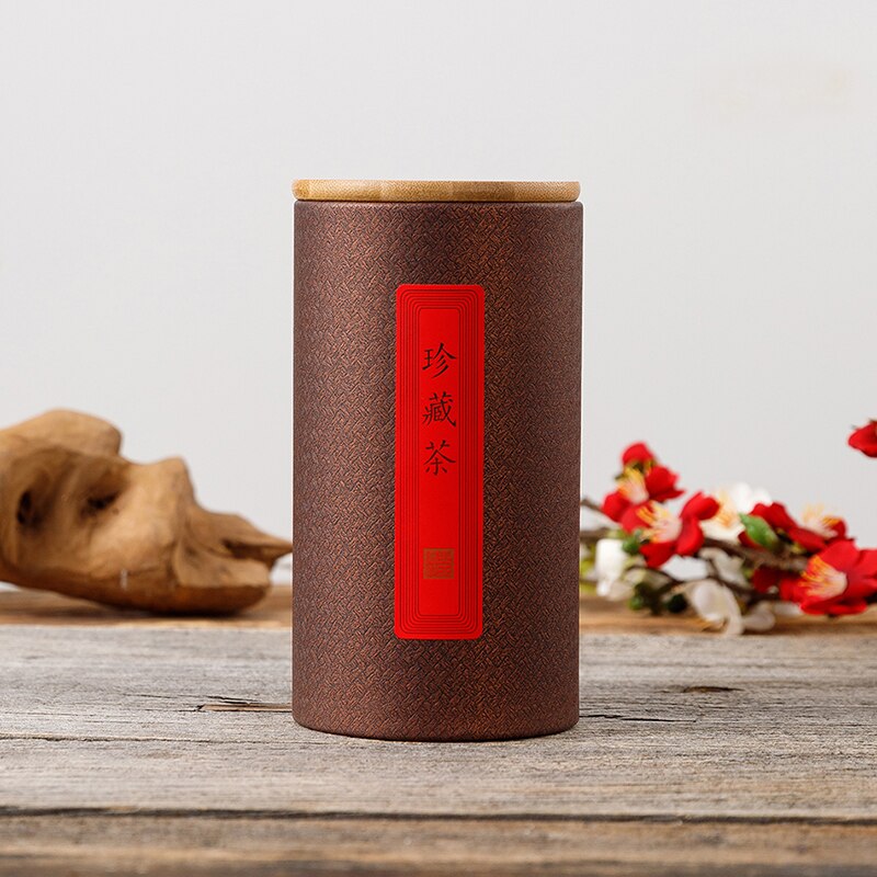 Xin Jia Yi Verpackung 30ml Flasche Recyceln Karton Runde Rohr Verpackung Kasten: 8.3x16cm / Schokolade